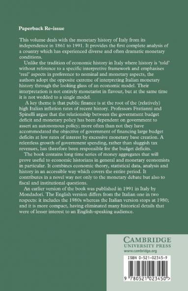 A Monetary History of Italy