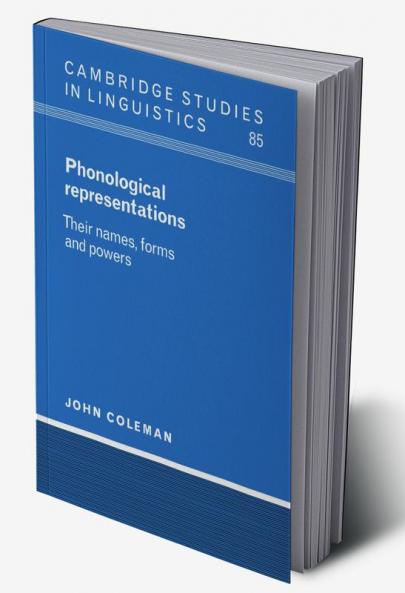 Phonological Representations
