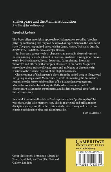 Shakespeare and the Mannerist Tradition