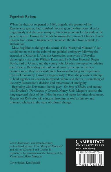 Regicide and Restoration