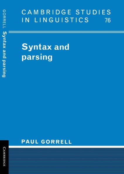 Syntax and Parsing
