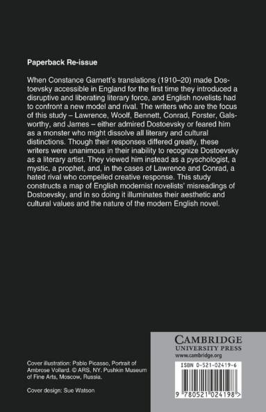 Dostoevsky and English Modernism 1900 1930
