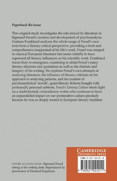 Freud's Literary Culture