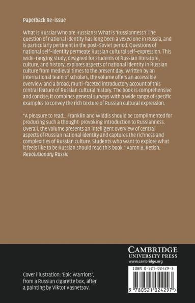 National Identity in Russian Culture