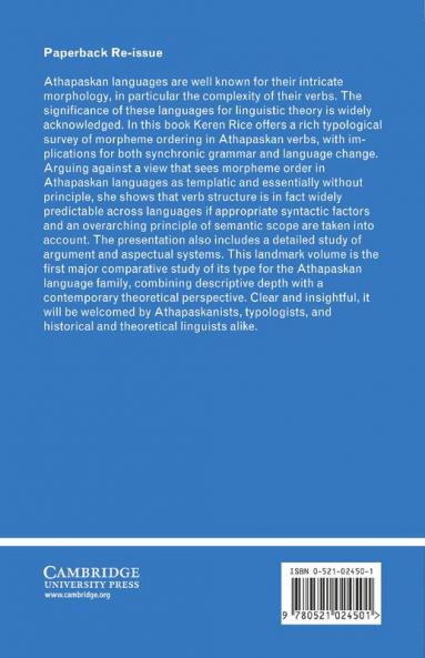 Morpheme Order and Semantic Scope