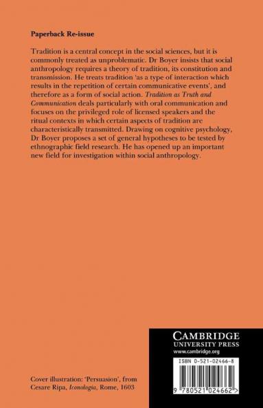 Tradition as Truth and Communication