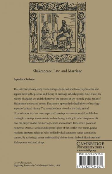 Shakespeare Law and Marriage