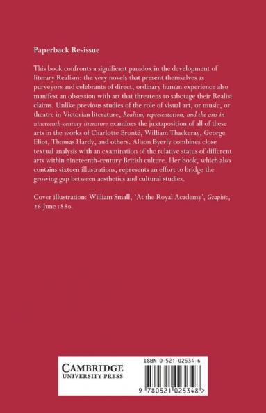 Realism Representation and the Arts in Nineteenth-Century Literature