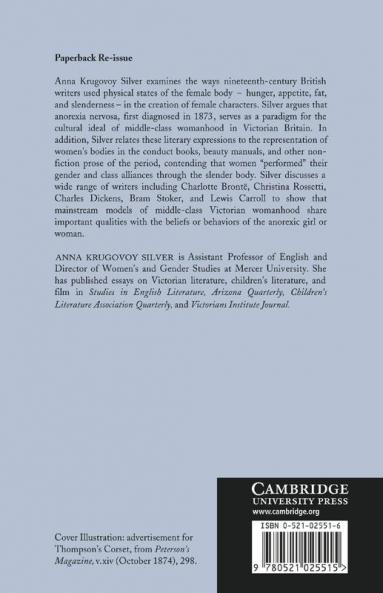 Victorian Literature and the Anorexic Body