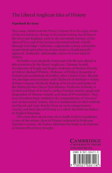 The Liberal Anglican Idea of History