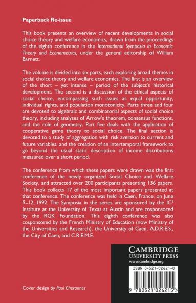 Social Choice Welfare and Ethics