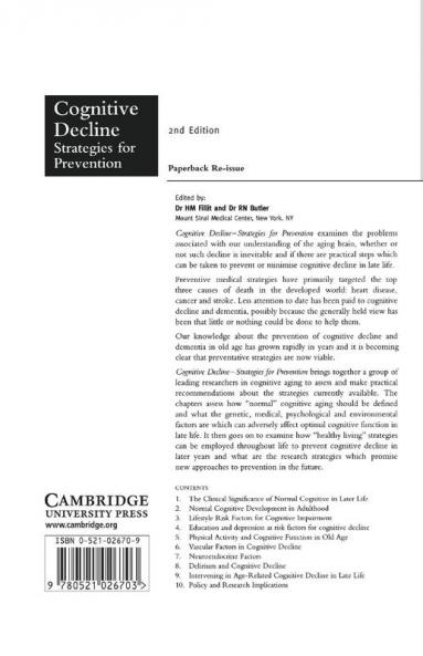 Cognitive Decline