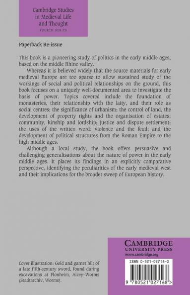 State and Society in the Early Middle Ages
