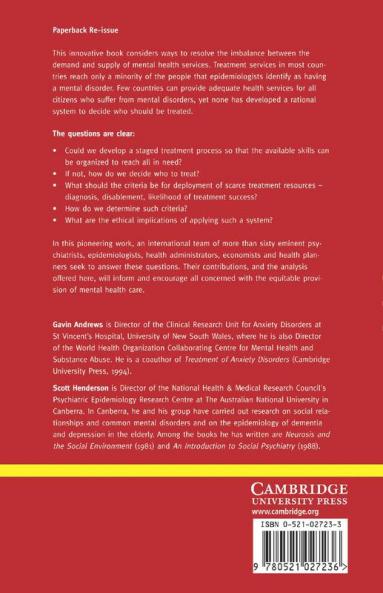 Unmet Need in Psychiatry