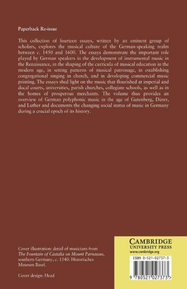 Music in the German Renaissance