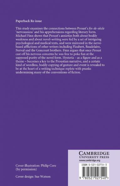 Proust the Body and Literary Form