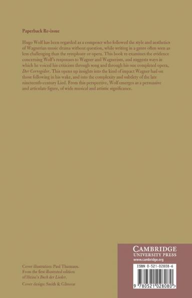 Hugo Wolf and the Wagnerian Inheritance