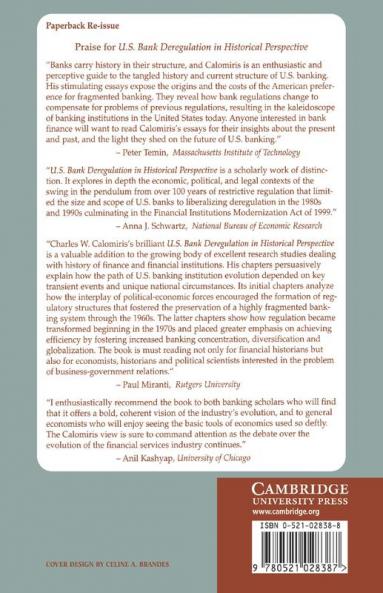 U.S. Bank Deregulation in Historical Perspective