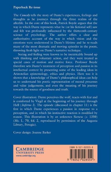 Perception and Passion in Dante's Comedy