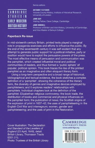 Pamphlets and Pamphleteering in Early Modern Britain