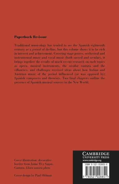 Music in Spain During the Eighteenth Century