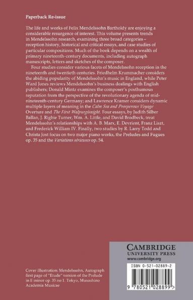 Mendelssohn Studies
