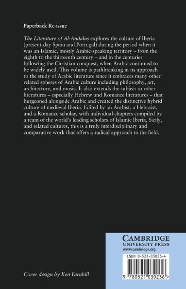 The Literature of Al-Andalus