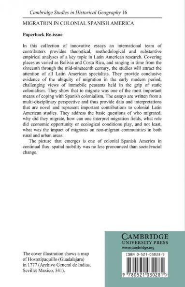 Migration in Colonial Spanish America