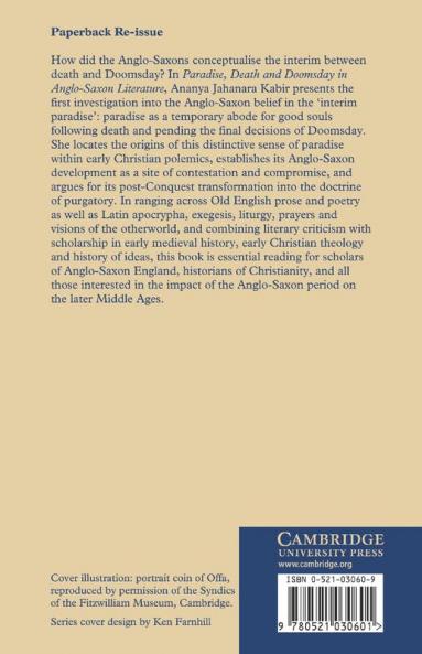 Paradise Death and Doomsday in Anglo-Saxon Literature