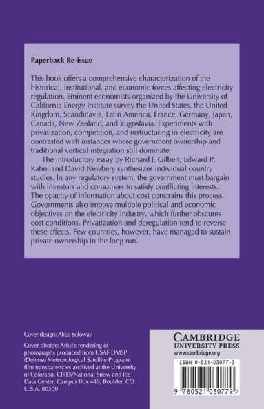 International Comparisons of Electricity Regulation