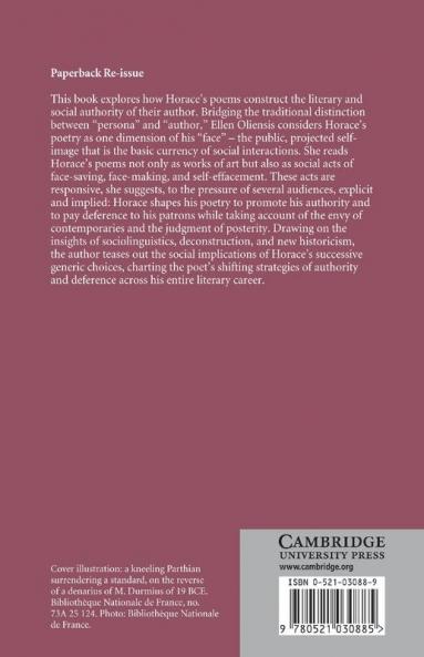 Horace & the Rhetoric of Autho