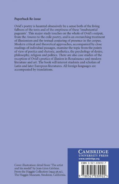 Ovid's Poetics of Illusion