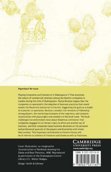 Playing Companies and Commerce in Shakespeare's Time