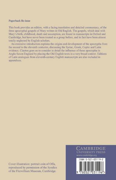 The Apocryphal Gospels of Mary in Anglo-Saxon England