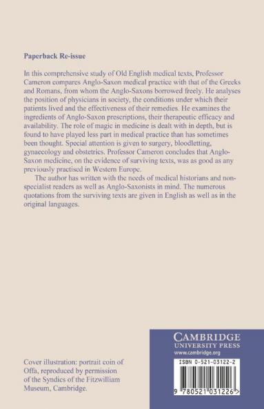 Anglo-Saxon Medicine
