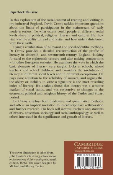 Literacy and the Social Order