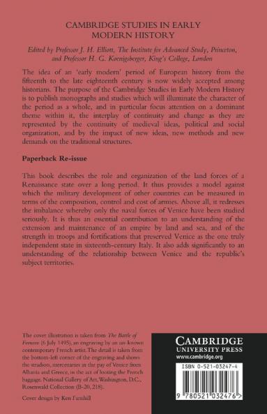 The Military Organisation of a Renaissance State