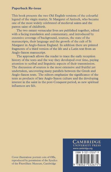 The Old English Lives of St. Margaret