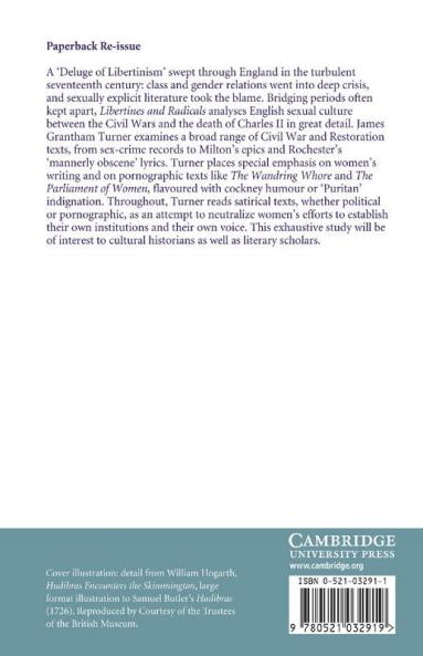 Libertines and Radicals in Early Modern London