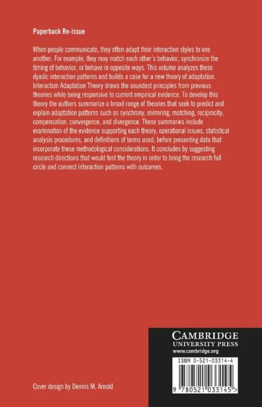 Interpersonal Adaptation