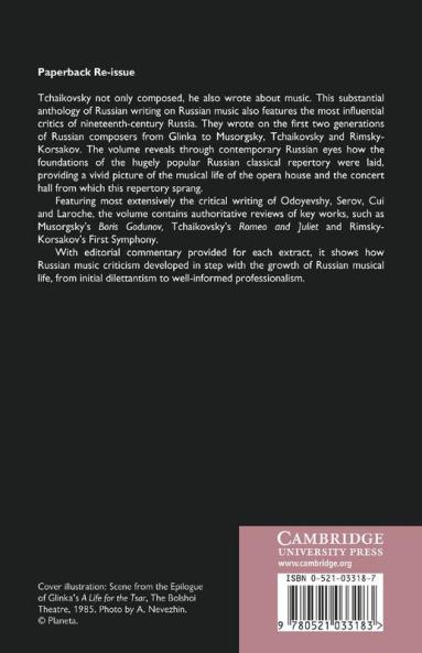 Russians on Russian Music 1830 1880