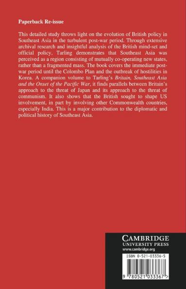 Britain Southeast Asia and the Onset of the Cold War 1945 1950