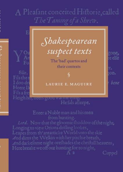 Shakespearean Suspect Texts
