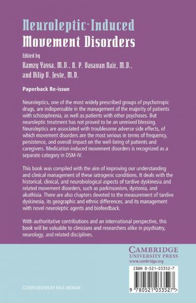 Neuroleptic-Induced Movement Disorders