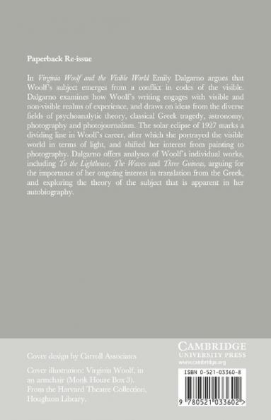 Virginia Woolf and the Visible World