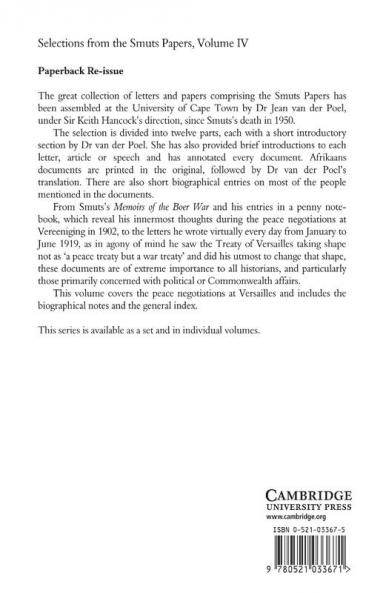 Selections from the Smuts Papers