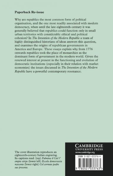 The Invention of the Modern Republic
