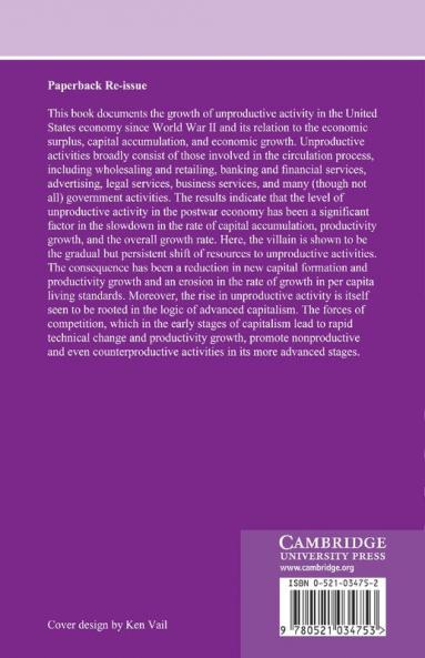 Growth Accumulation and Unproductive Activity