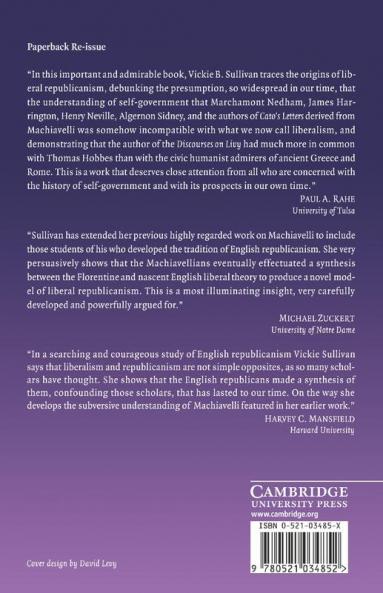 Machiavelli Hobbes and the Formation of a Liberal Republicanism in England