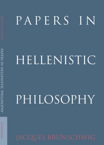 Papers in Hellenistic Philosophy